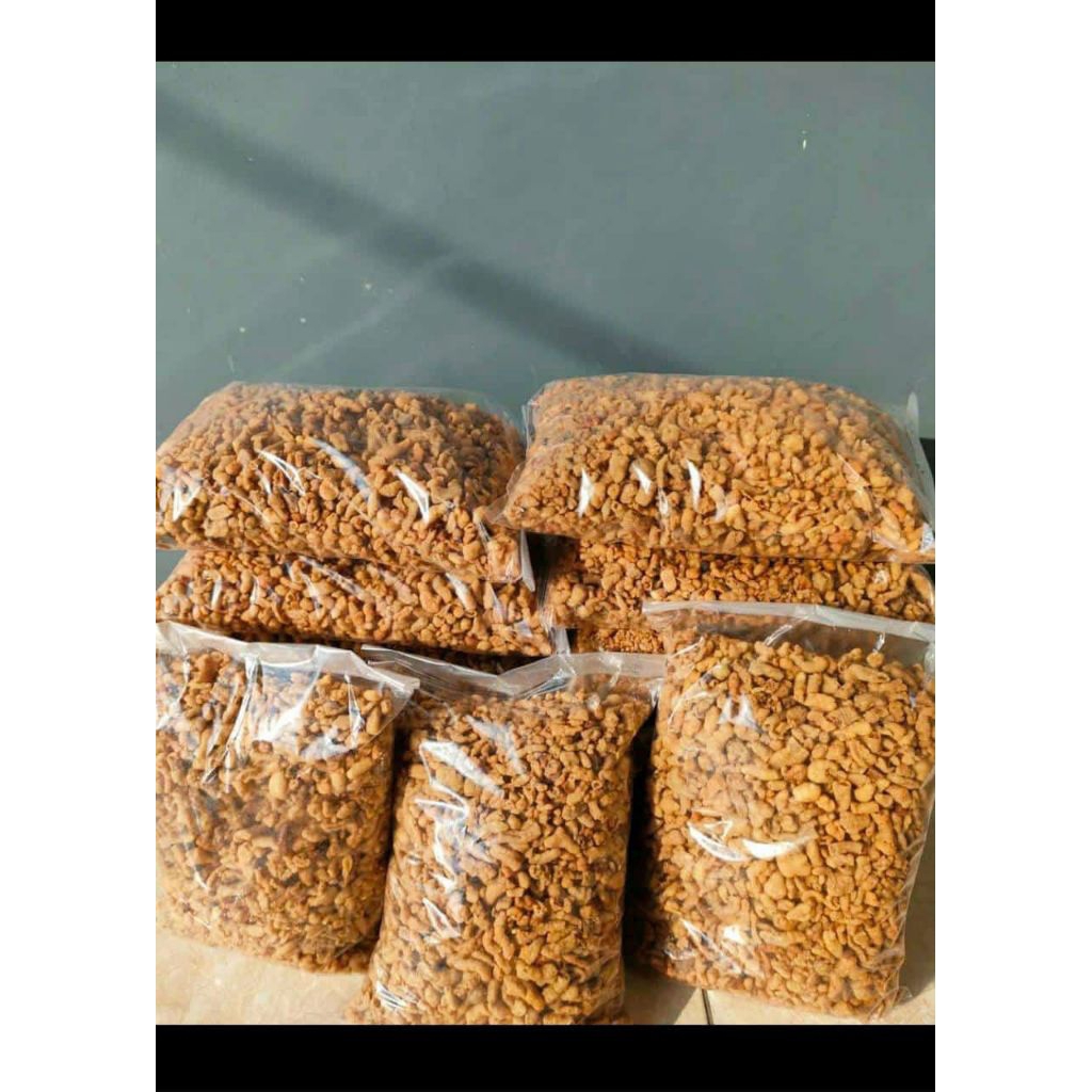 

(termurah) remukan usus crispy ayam / patahan usus crispy ayam / keripik usus renyah dan gurih cocok untuk lauk makan