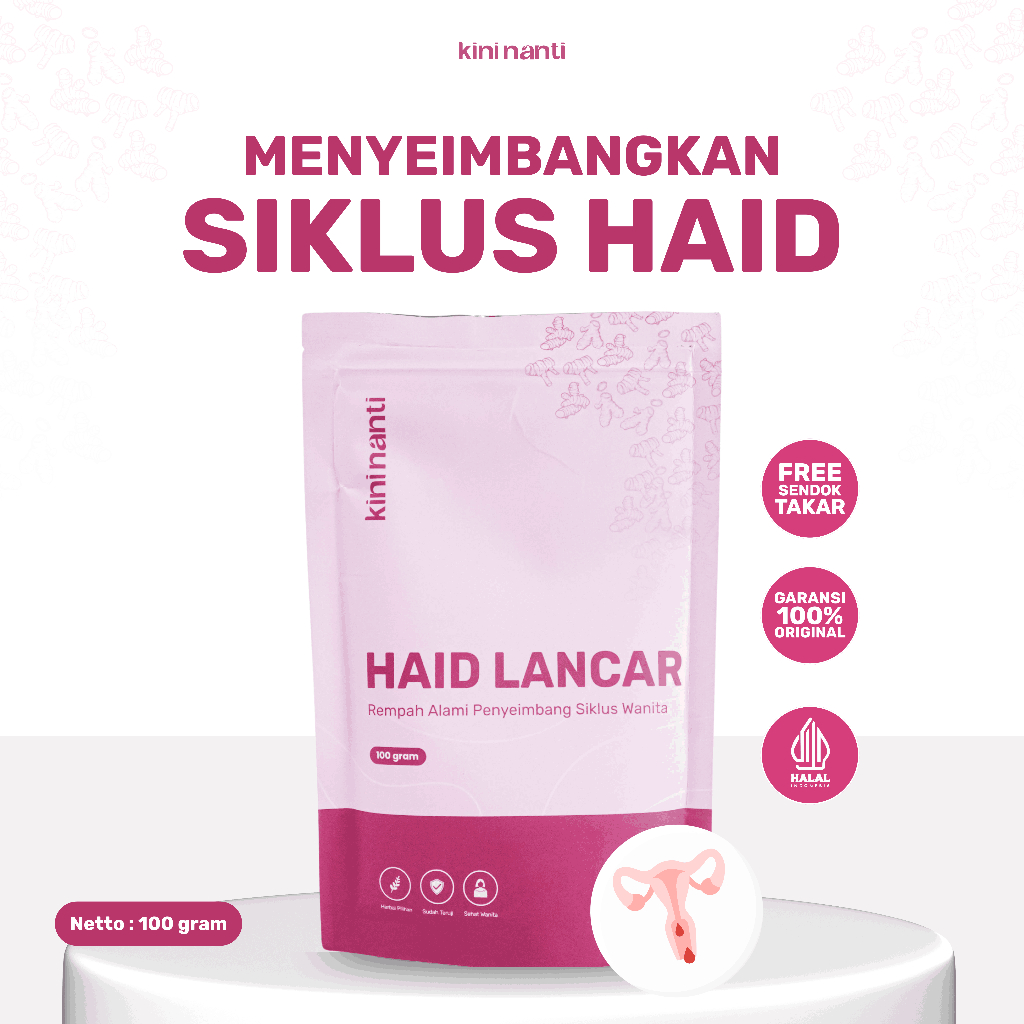 

Pelancaran Menstruasi Sehat Wanita Original Minuman Serbuk Herbal JSR 100 Gram
