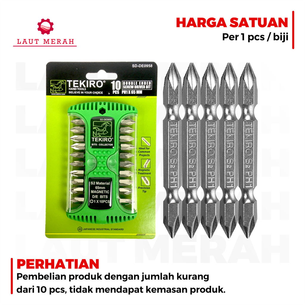 Mata Obeng Angin Mata Bor Obeng Gipsum 65mm + PH1 Tekiro