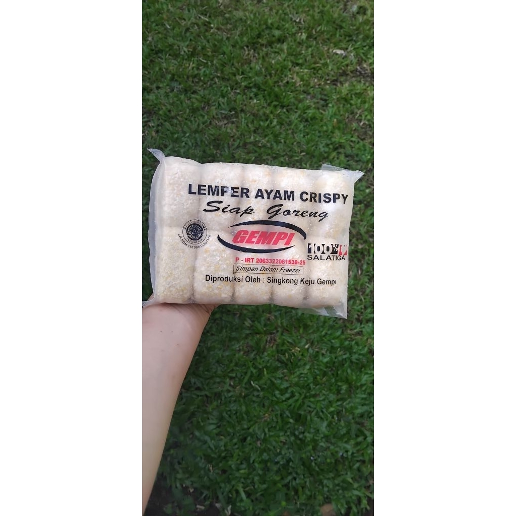 

gempi lemper krispi frozen food isi 10