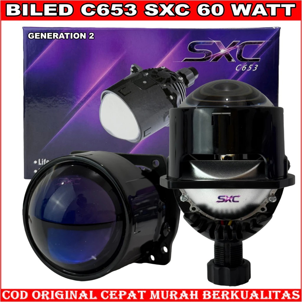 PAKET BILLED PREMIUM ORIGINAL BILED SXC LED 2,5 INCHI 60 WATT BILED SXC BILED MURAH DANA PELAJAR CAH
