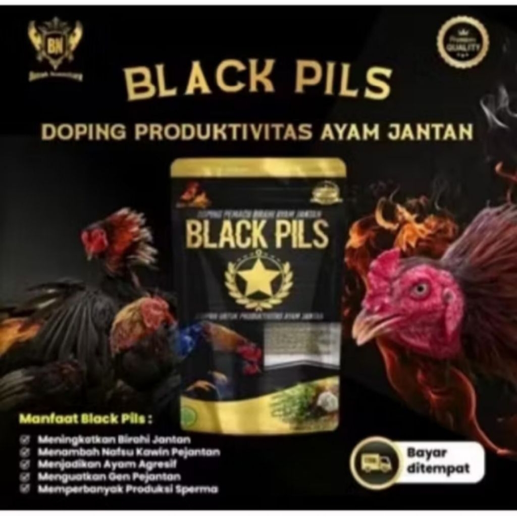 BLACK PILS JAMU AYAM JAGO PACEK DOYAN KAWIN JAMU AYAM MENAIKAN BIRAHI PACEK AYAM DOPINH DOYAN KAWIN 