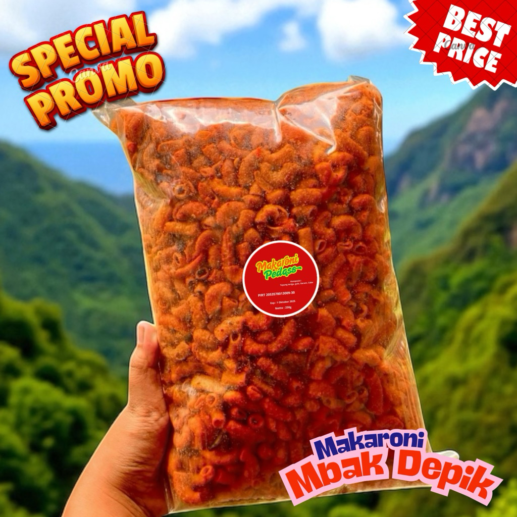 

Makaroni Pedas 1/4kg Harga Hemat – Cita Rasa Premium