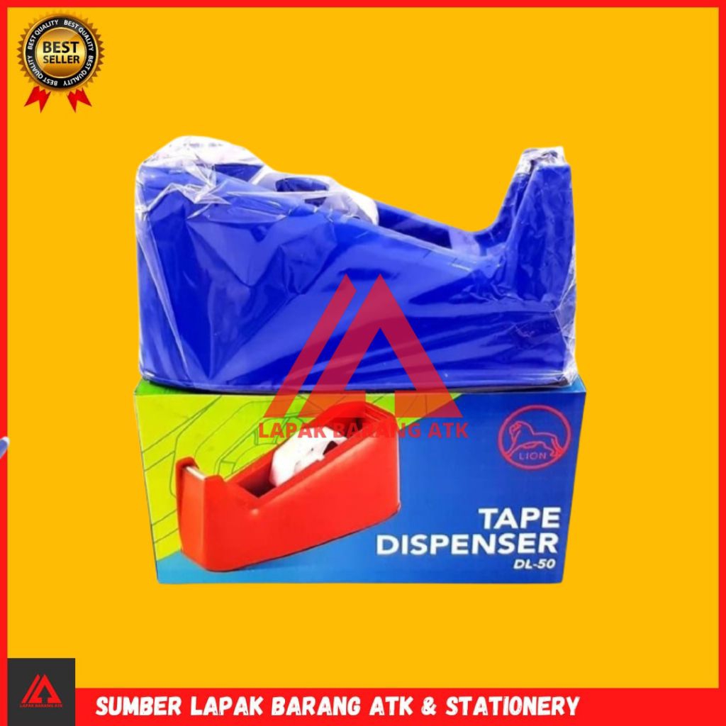 

Tape dispenser Lion DL-50 / Tempat Solasi 1 inch