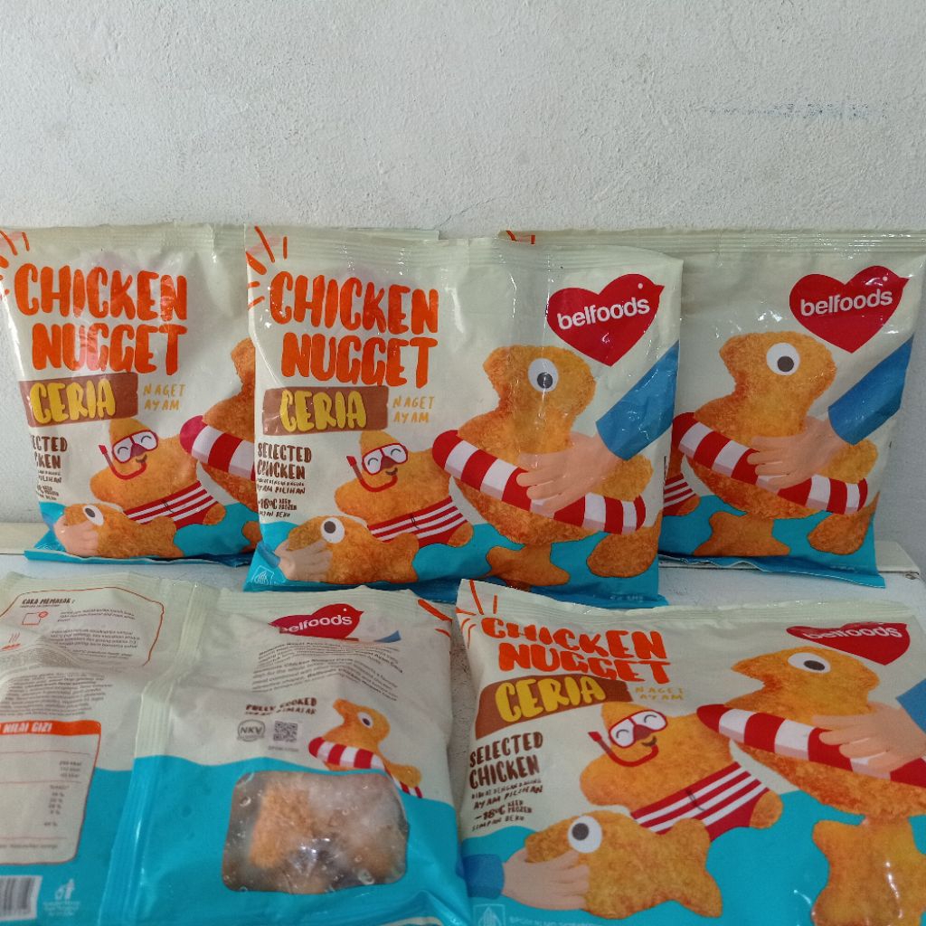 

Belfoods chicken nugget ceria 170 gram | naget ayam