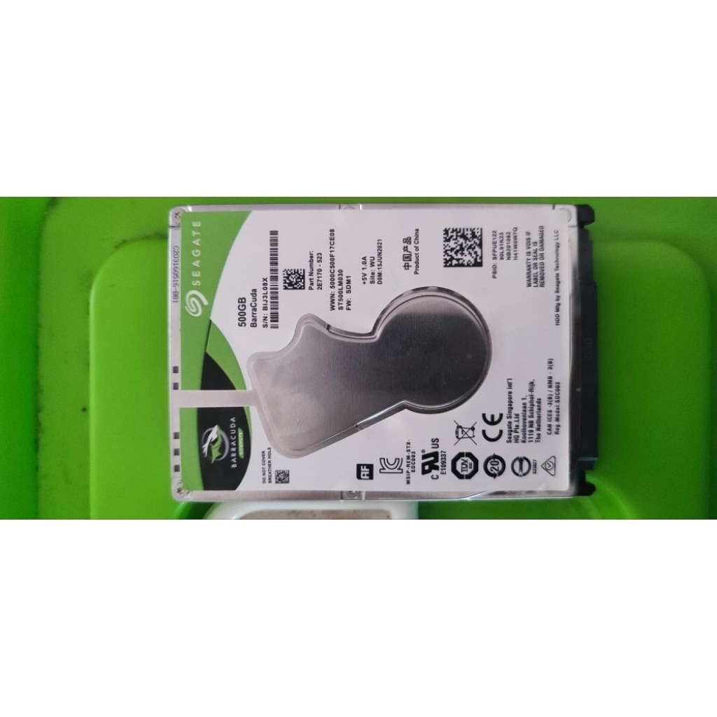 HDD Laptop 500GB 2.5 Inch SATA – Seagate & HGST (Bekas Normal)