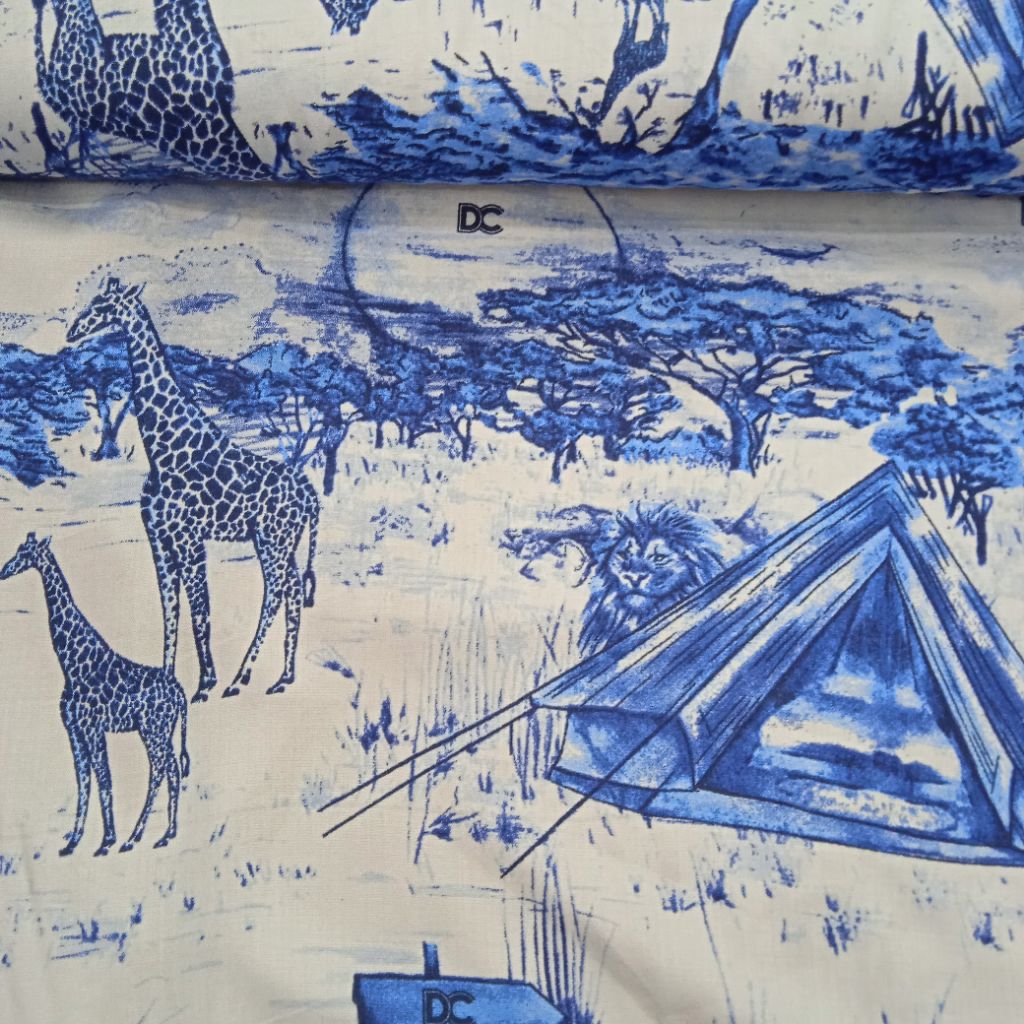 KAIN KATUN RAYON PREMIUM IMPORT MOTIF ZEBRA