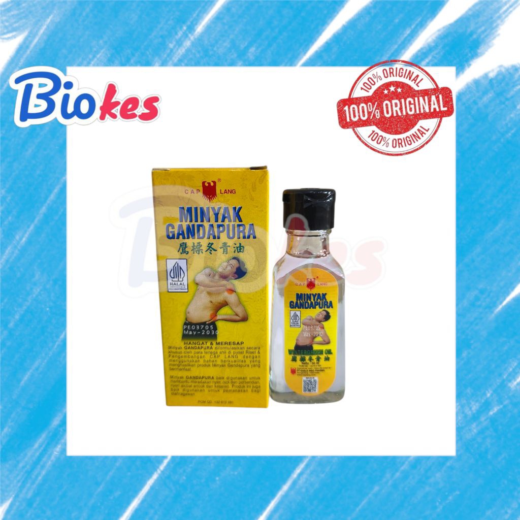 MINYAK GANDAPURA LANG 30ML minyak oles untuk nyeri dan pegal-pegal