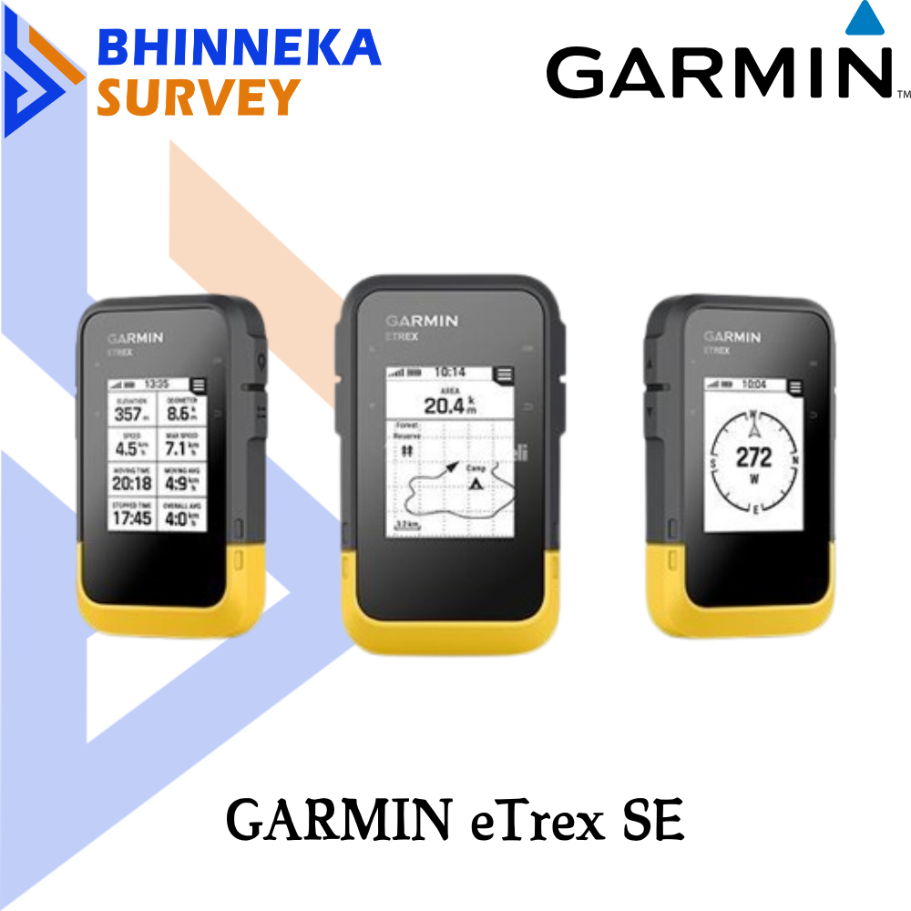 Garmin eTrex SE GPS Original ( pengganti Garmin Etrex 10 ) – Multi-GNSS – GPS Tracker Hiking Outdoor