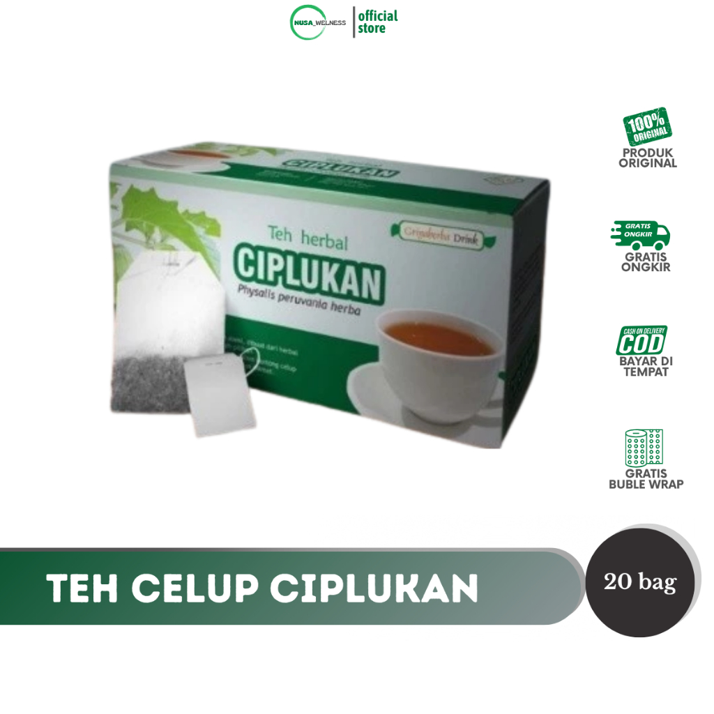 

TEH CIPLUKAN GRIYA HERBA – isi 20 kantong teh herbal | diabetes | radang tenggorokan | antiradang Batuk berdahak |