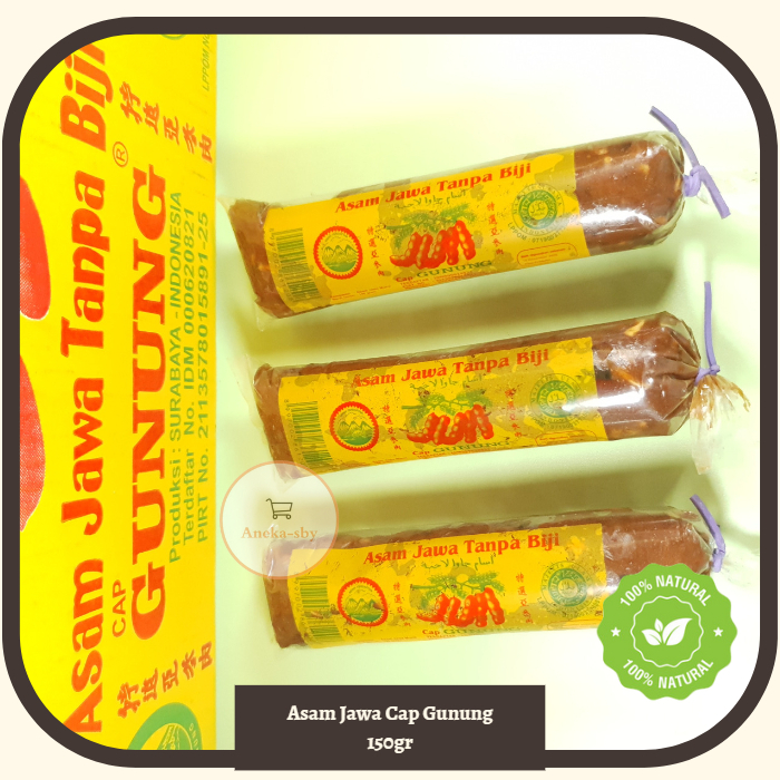 

Asam Jawa Tanpa biji Asem Jawa Daging Asem Dodol 150g
