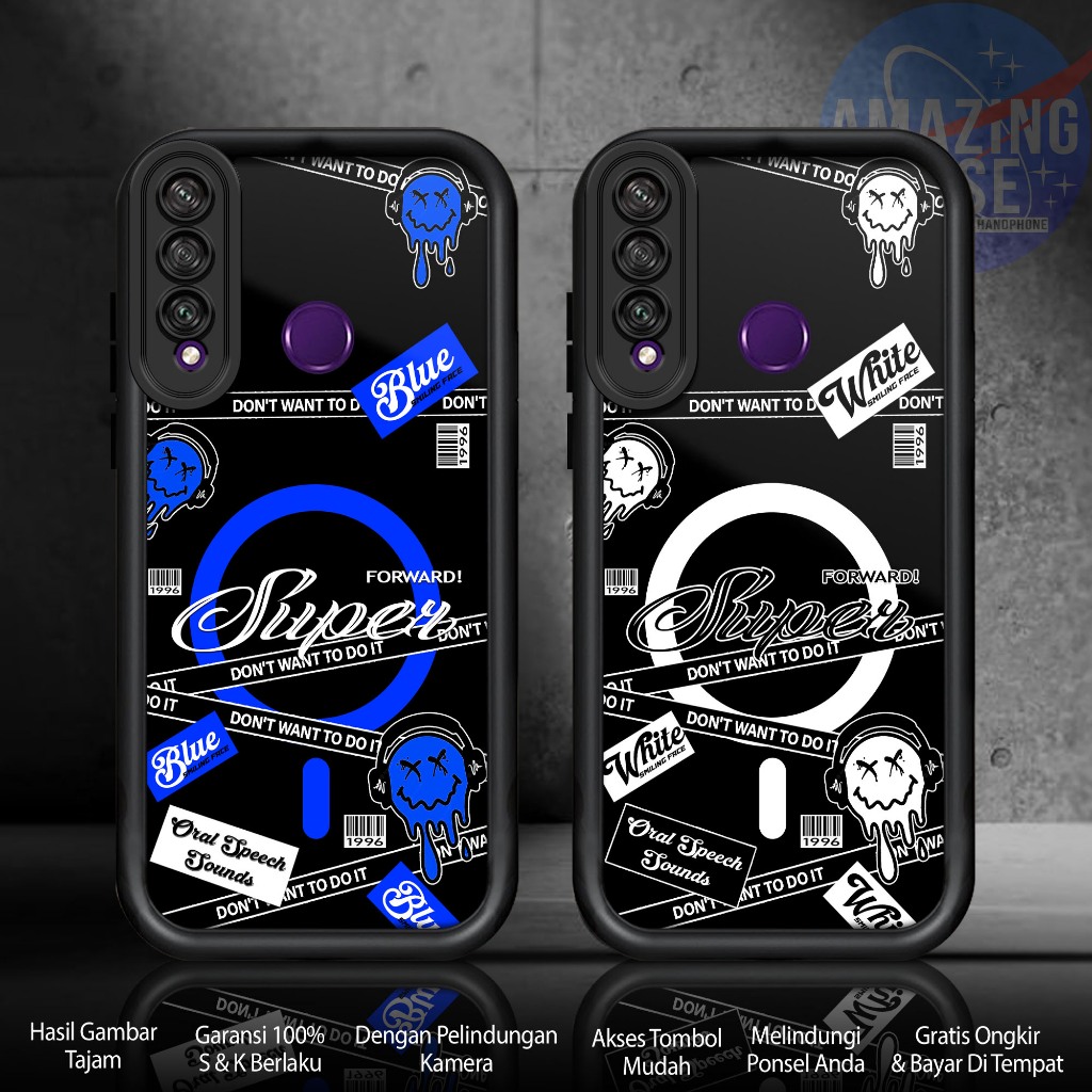 Case Premium Compatible For HUAWEI Y6P 2020  Motif MGSF Casing Softcase Glossy Anti Jamur