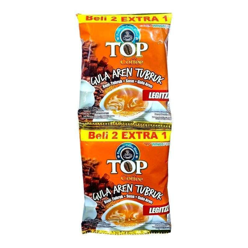 

TOP COFFEE KOPI SUSU GULA AREN 6 SACHET - KOPI INSTANT