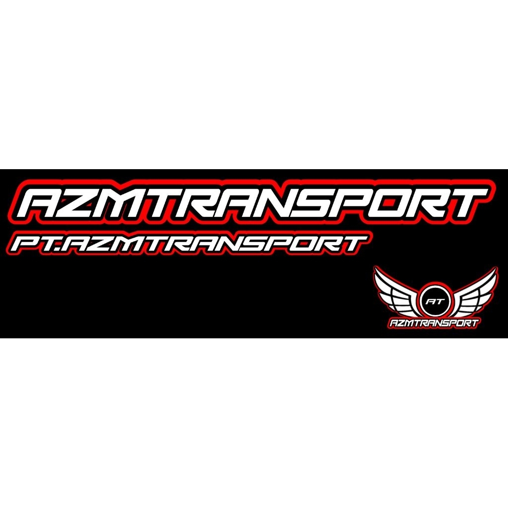 

STIKER p.o AZM transport warna merah (Sudah cutting)