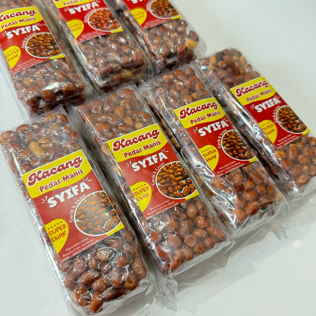 

1 PACK(ISI 10)CAMILAN KACANG PEDAS MANIS JADUL ENAK BANGEET