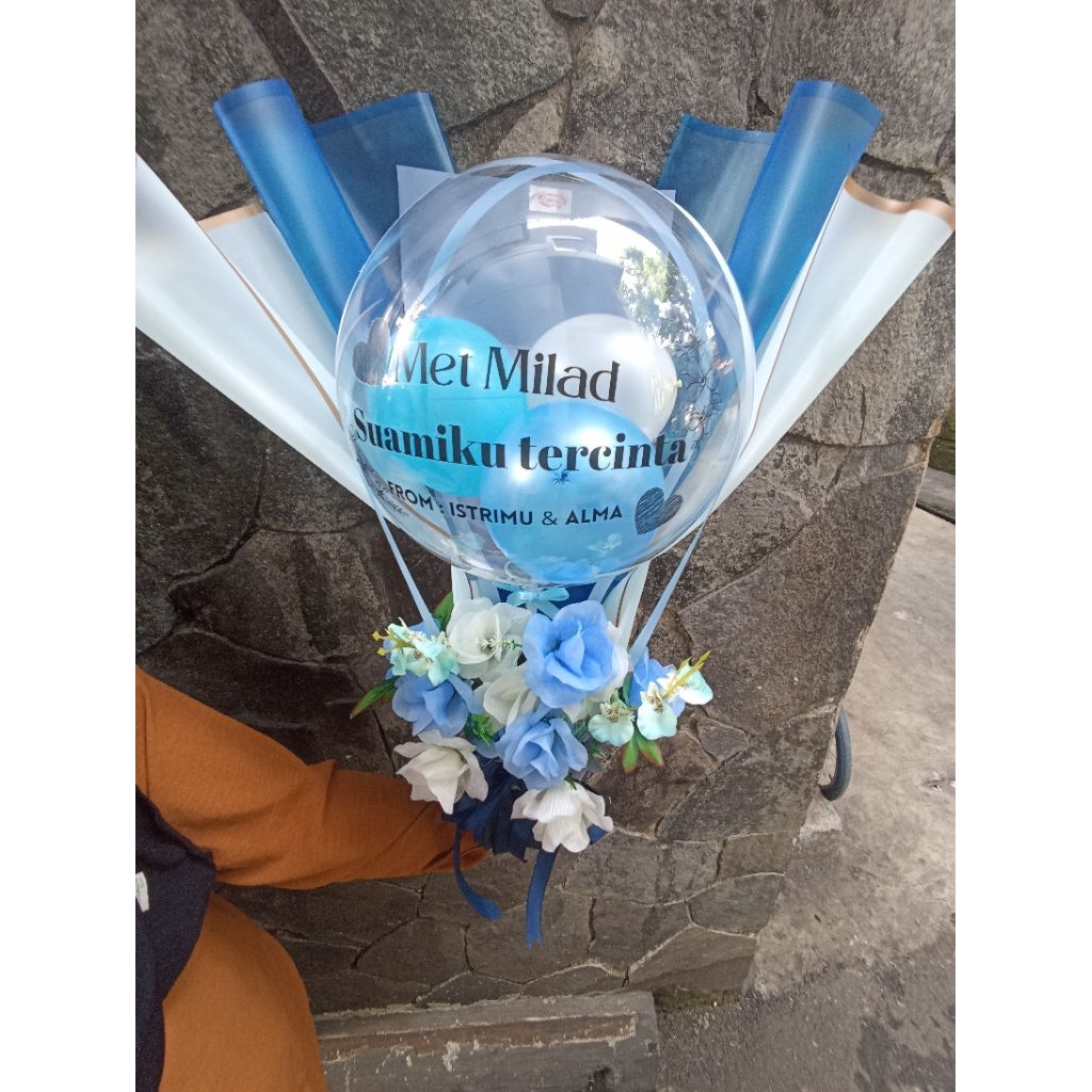 BUKET BALON - Buket bunga - hadiah ulang tahun