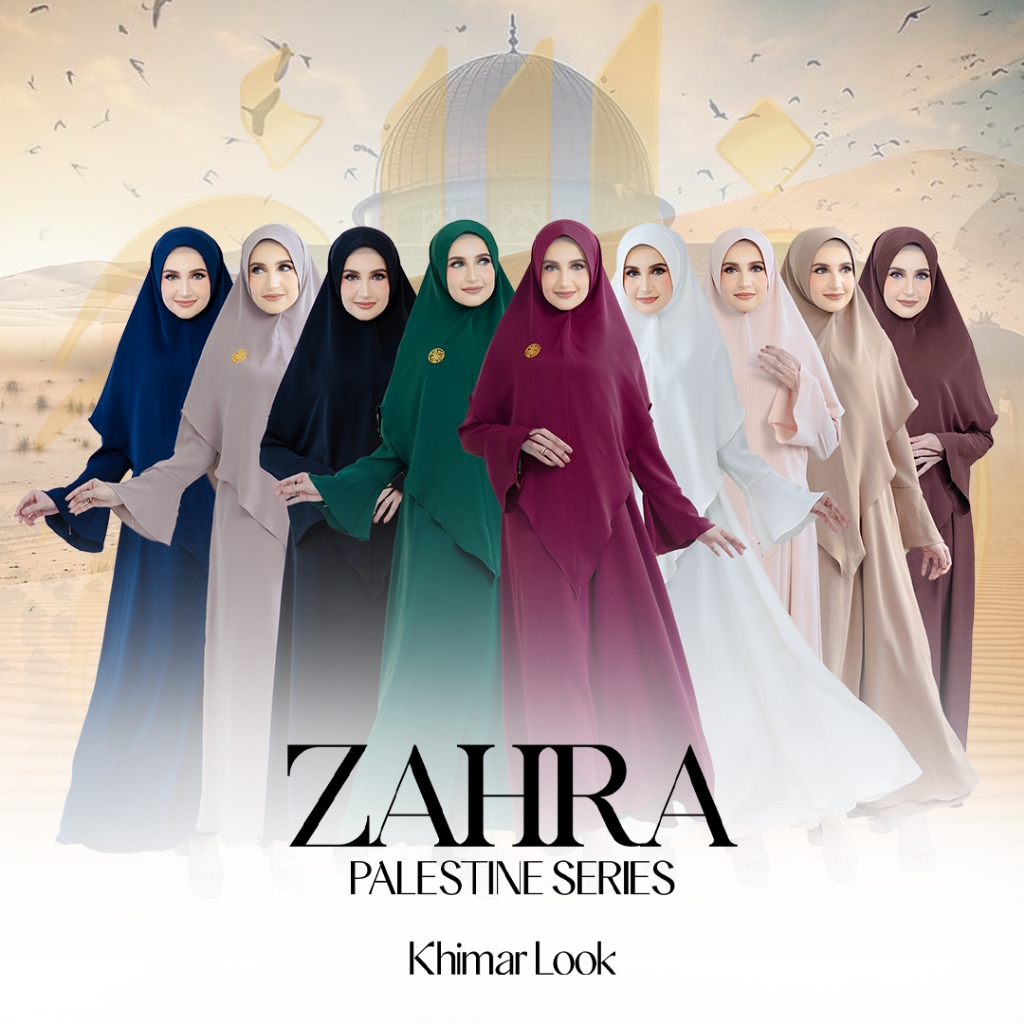 Layali Palestine Series Zahra Khimar Set | Layali Palestine Series | Layali Gamis Premium