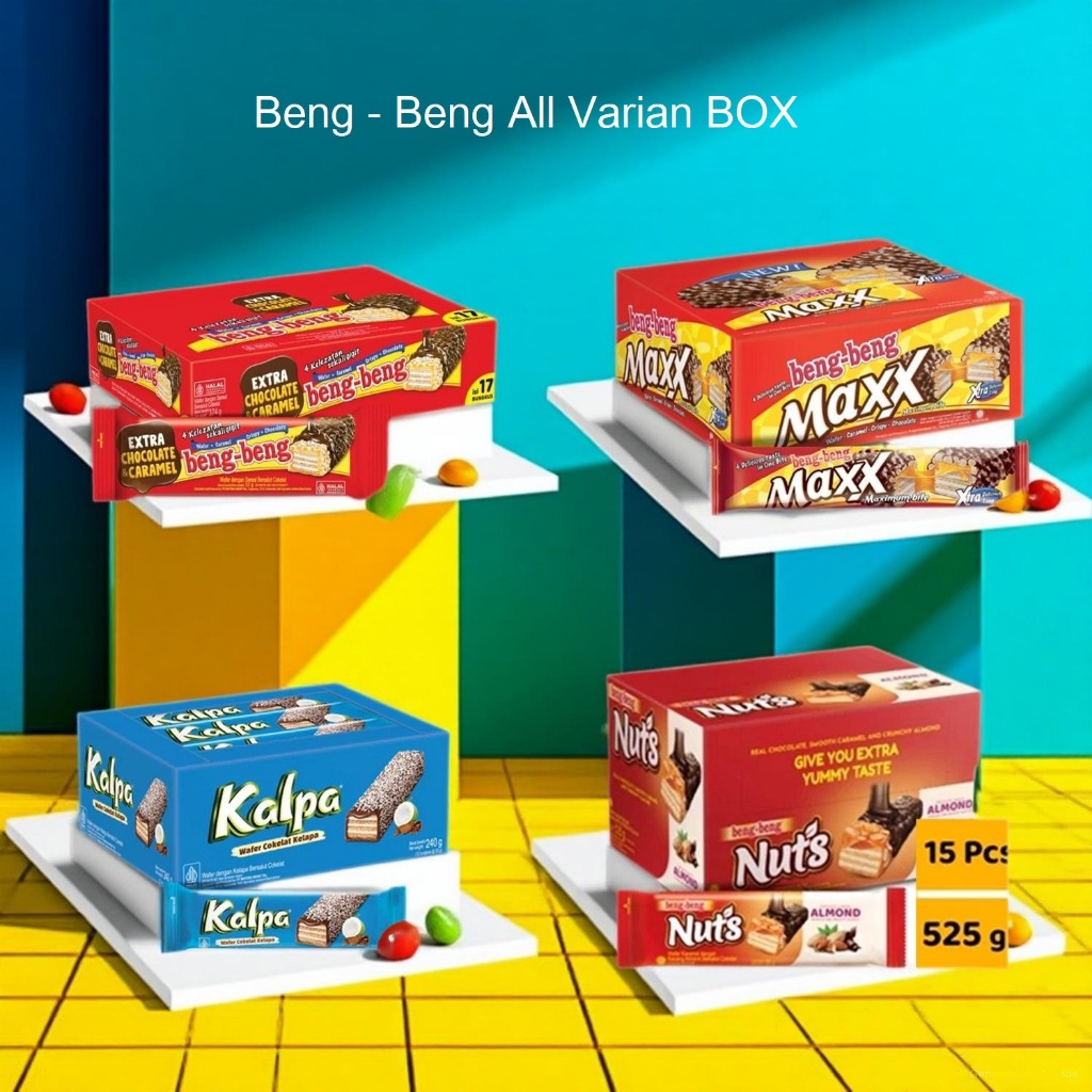 

BENG-BENG all Varian Box Beng Nuts Beng Maxx Beng Reguler Coklat kalpa