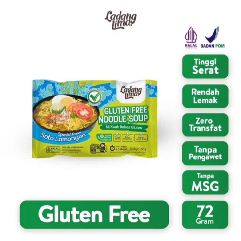 

Mie Gluten Free Ladang Lima Soto Lamongan