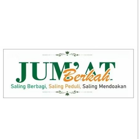 Stiker Jumat Berkah. 3X8cm. Isi 100 pcs. langsung kirim.