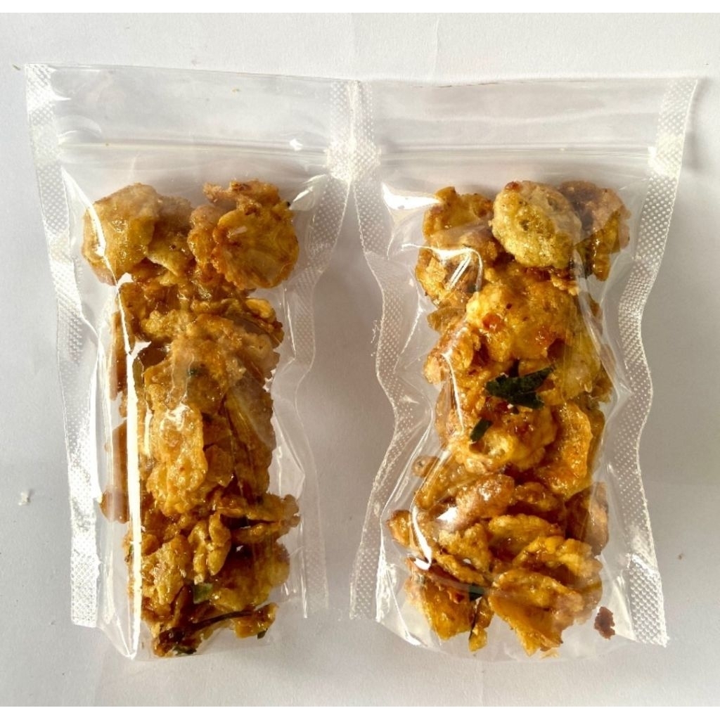 

Emping Melinjo/Belinjo Pedas Manis Daun Jeruk | Cemilan Gurih Kering Rumahan