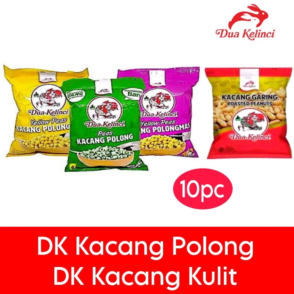 

Dua Kelinci Polong mas Kacang Kulit Garing isi 10pc