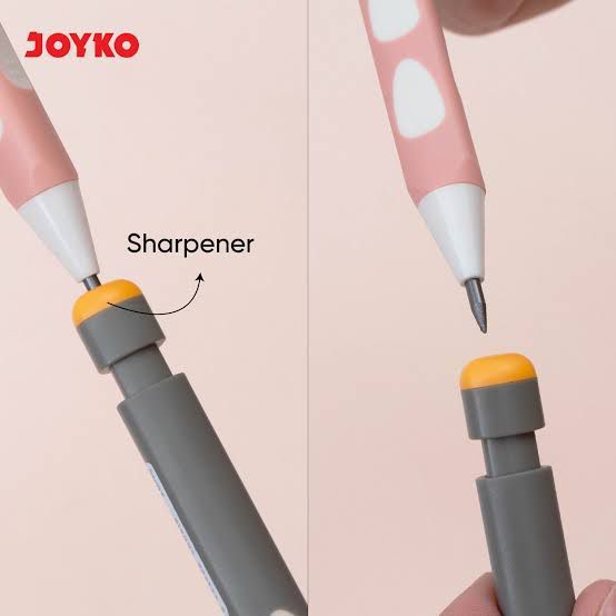 

Joyko Pensil Mekanik Joyko 2B MP-63 Groove Triangle 2.0MM Rectrable Mechanical pencil