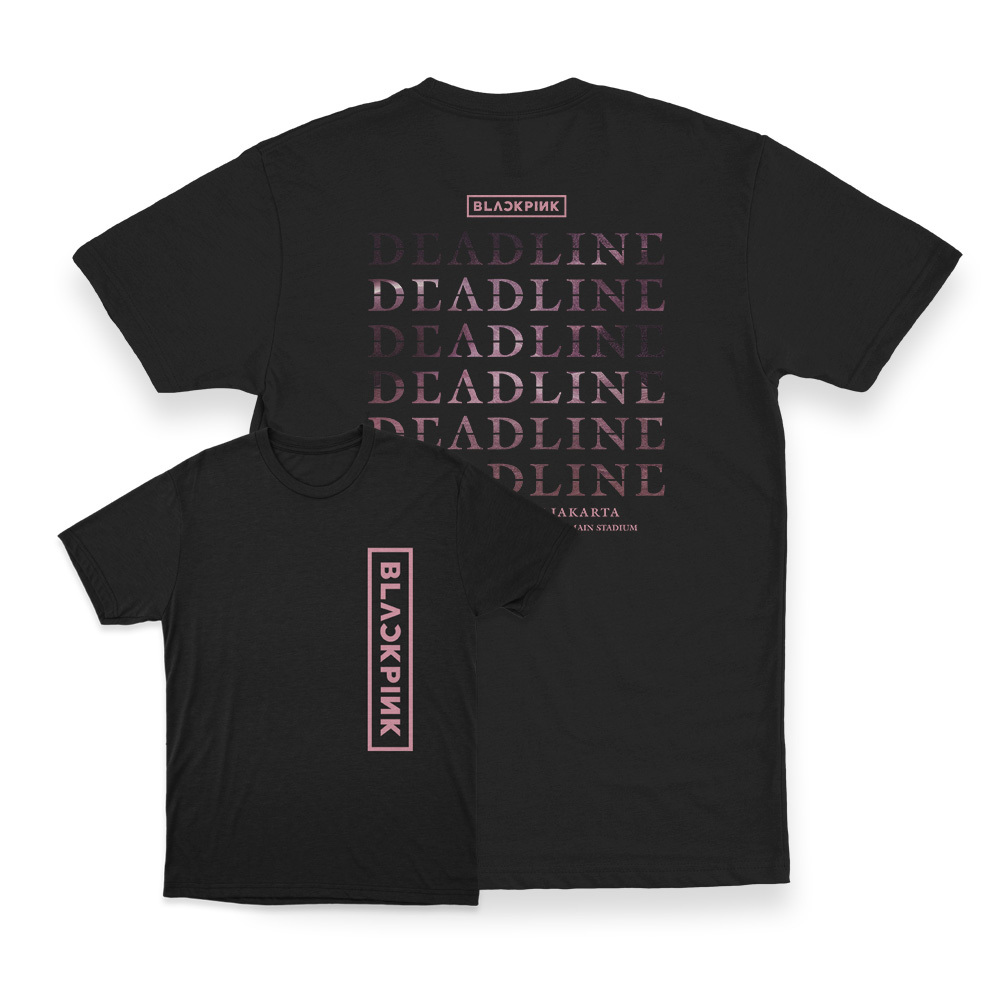 tshirt blackpink deadline world tour 2025 bornpink
