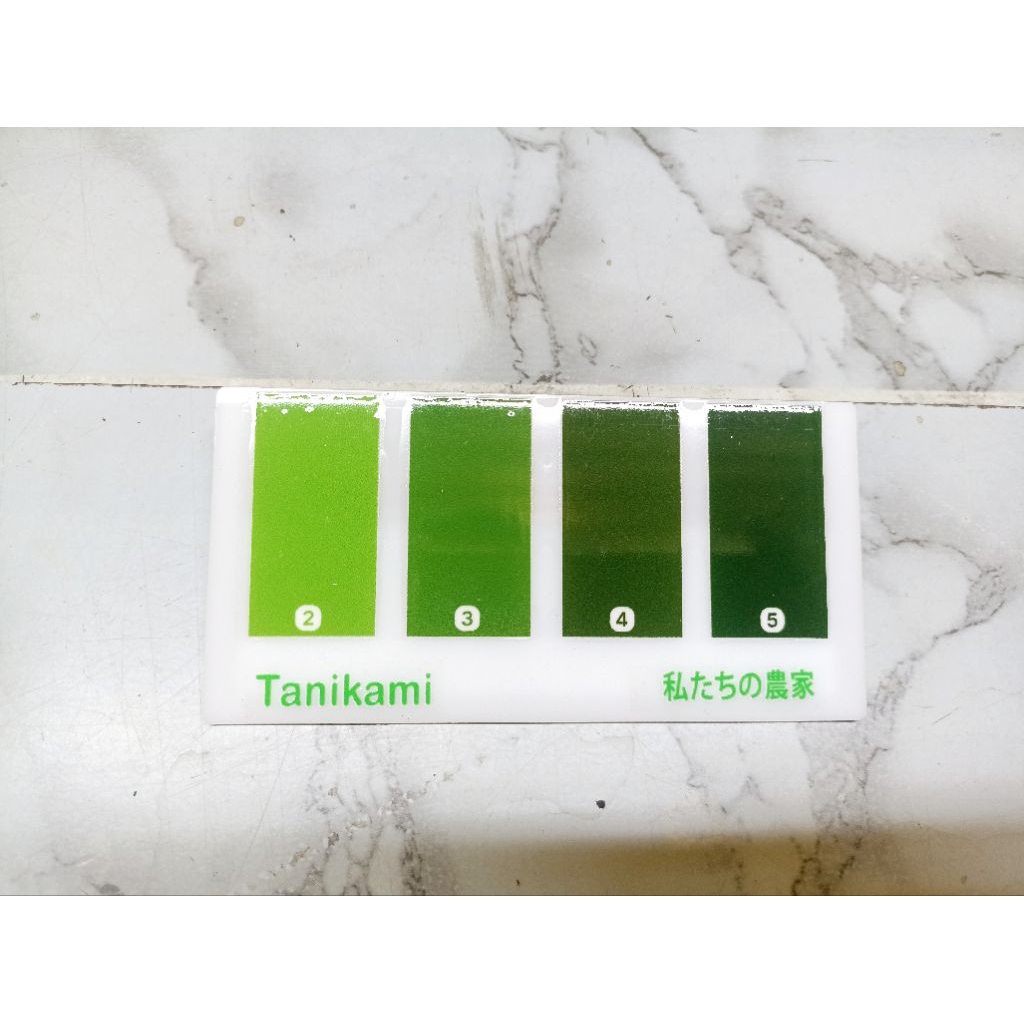 Bagan Warna Daun Padi 4 Skala – Cek Tanaman padi