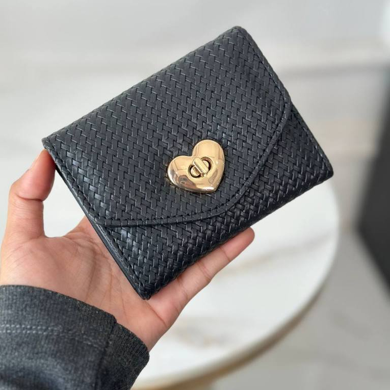 TDWP Dompet BUCIN Unik Stylish Bertekstur Modern Bahan Leather Tebal Berkualitas Ukuran 12 x 9cm