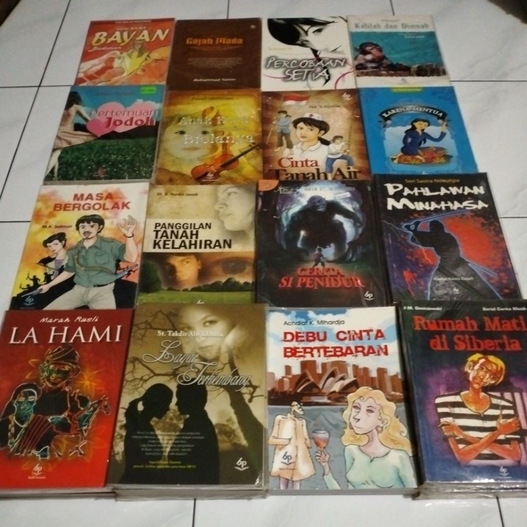 novel sastra - novel original balai pustaka