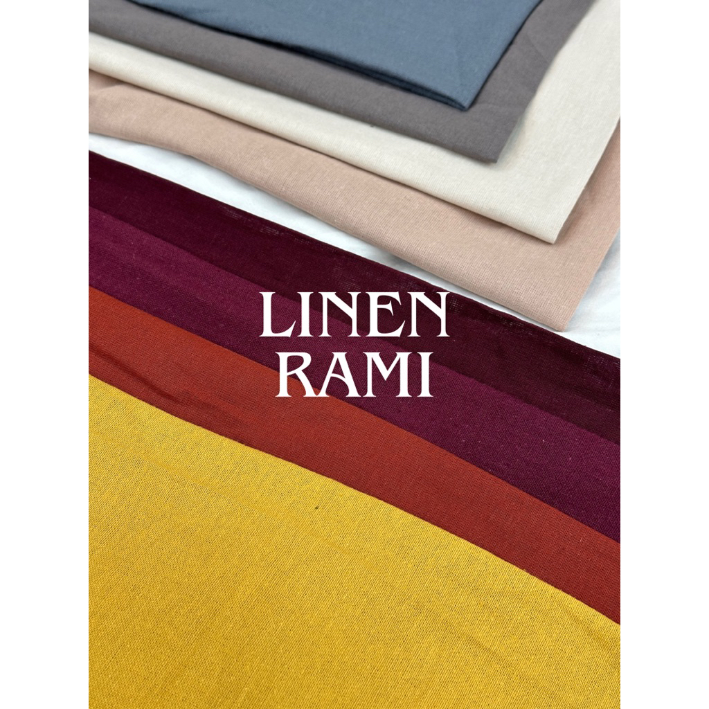 Linen Rami/ KAIN LINEN/ BAHAN LINEN