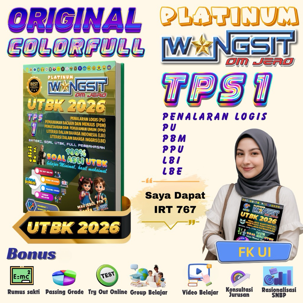 Wangsit Om Jero 2026 Satuan TPS Platinum UTBK SNBT