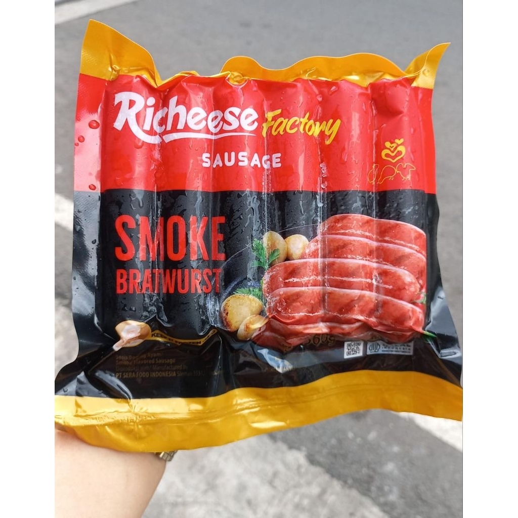

Richesse Sosis Bratwurst 360 gr Isi 6 Pcs