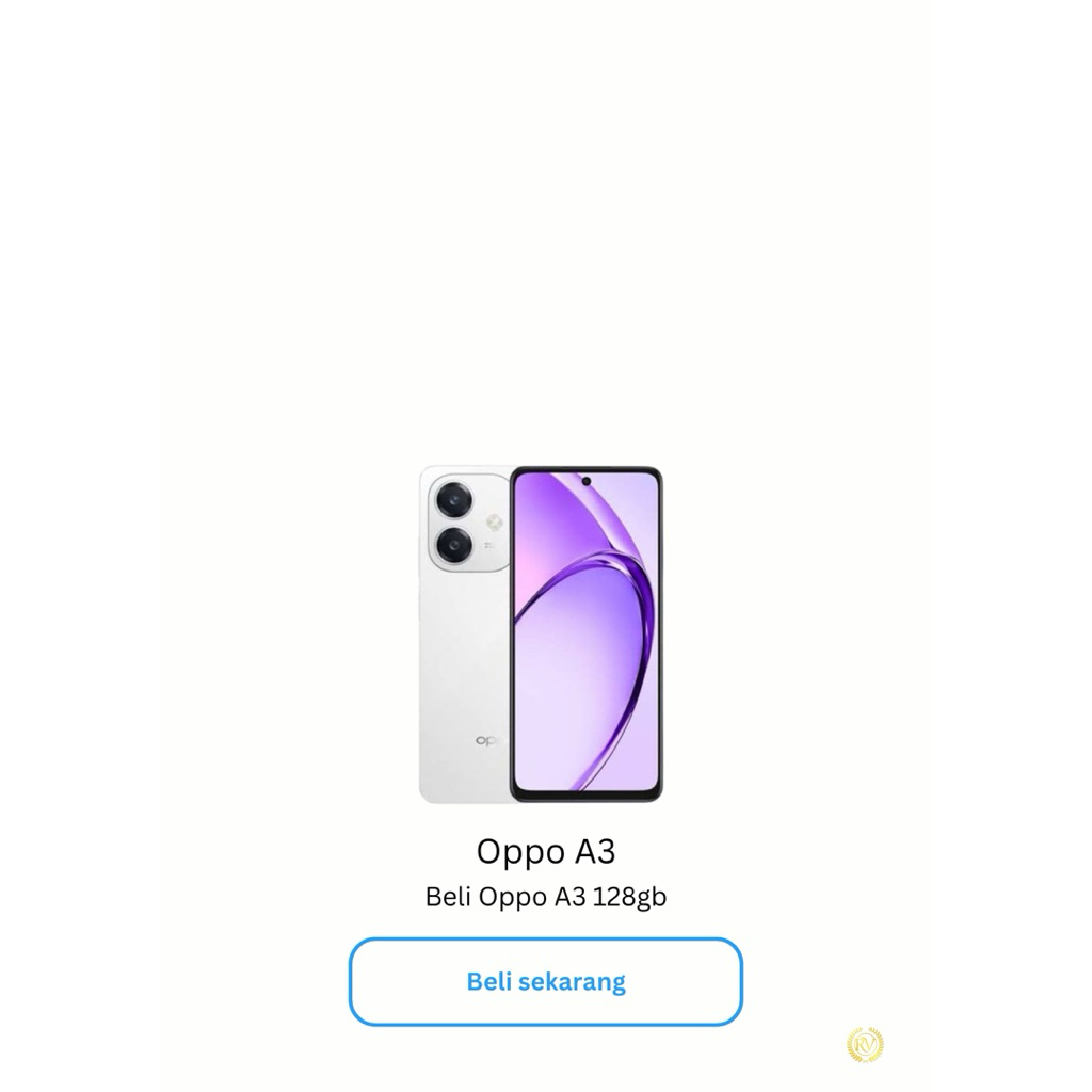 Second Android Oppo A3 128gb Starlight White
