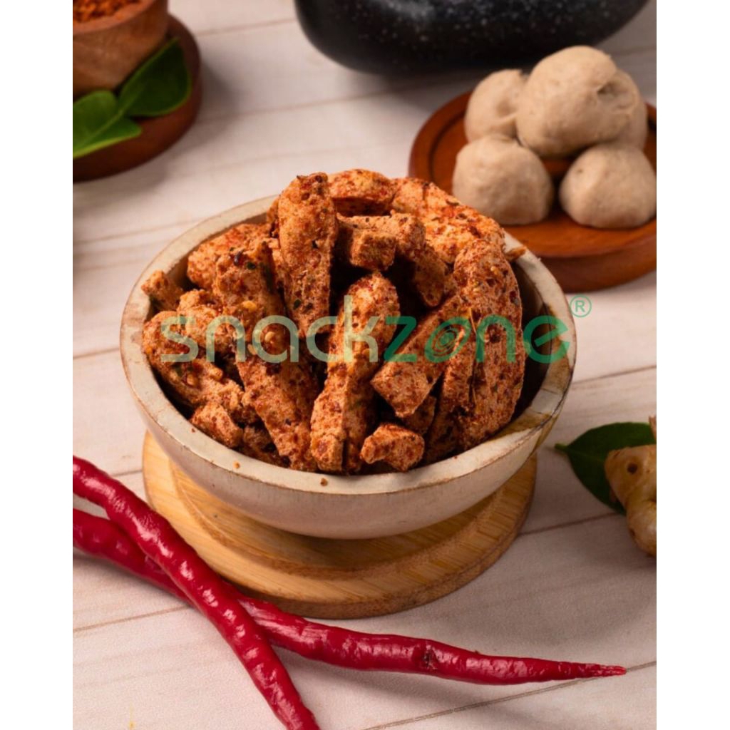 

Keripik Basreng Stick Pedas Cikruh 500gr