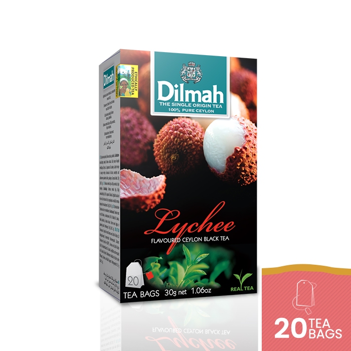 

[oddsolshop] pekanbaru/Dilmah Lychee Flavoured Ceylon Black Tea 20 PCS / Teh Hitam Rasa Leci