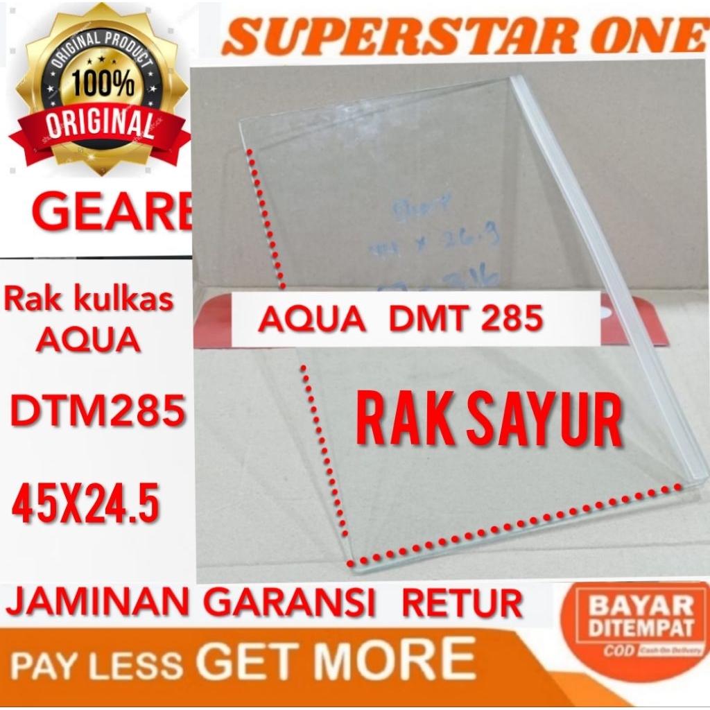 rak sayur aqua dtm285cb RAK SAYUR DTM 285CB RAK KULKAS AQUA DTM 285 RAK AQUA STM285