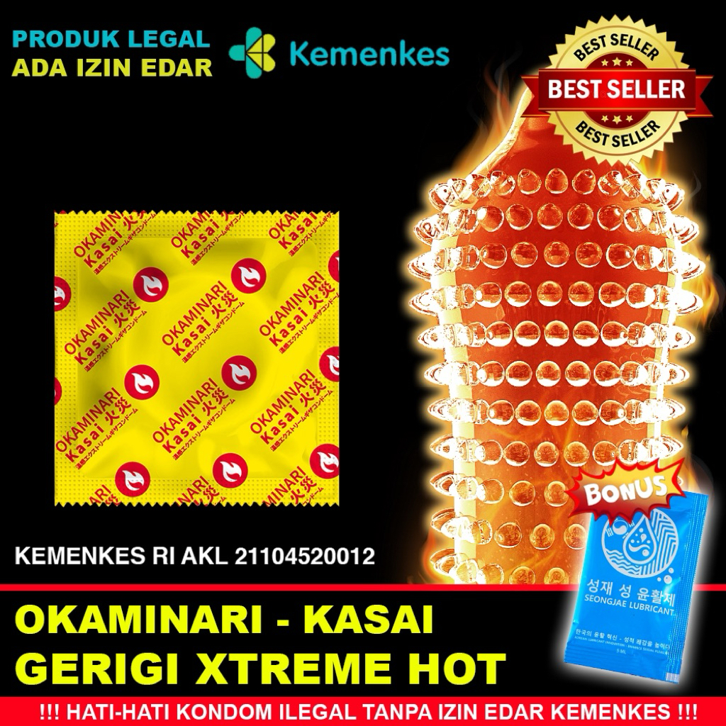 Kondom 001 tipis bergerigi varian OKM Dot Extreme Hot terlengkap pengiriman instant super tipis rasa