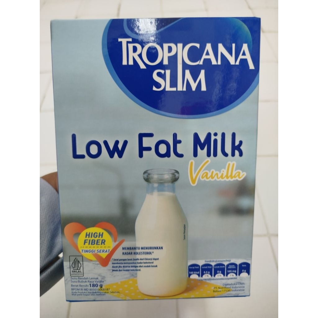 

TROPICANA SLIM LOW FAT MILK WAN 180 GRAM/PCS