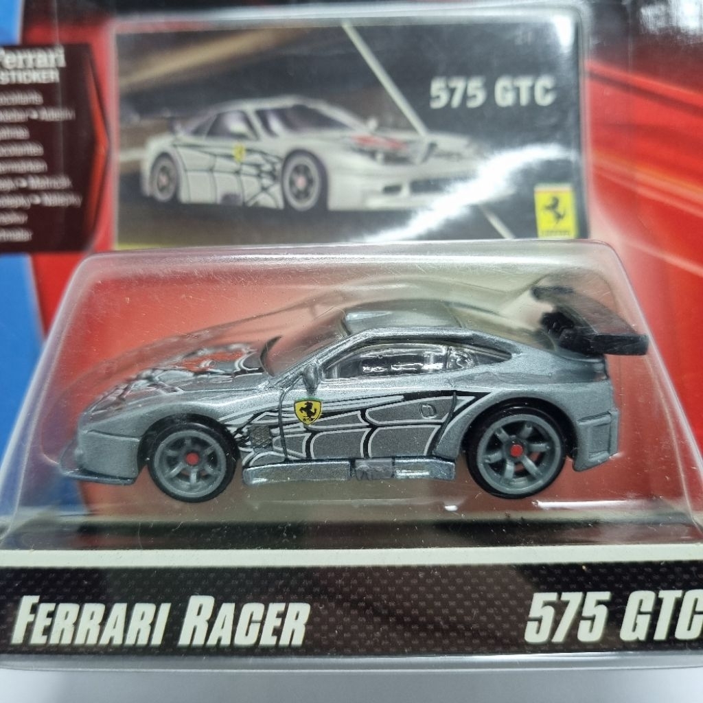 Diecast Hotwheels 1:64 FERRARI RACER 575 GTC ABU2/GREY