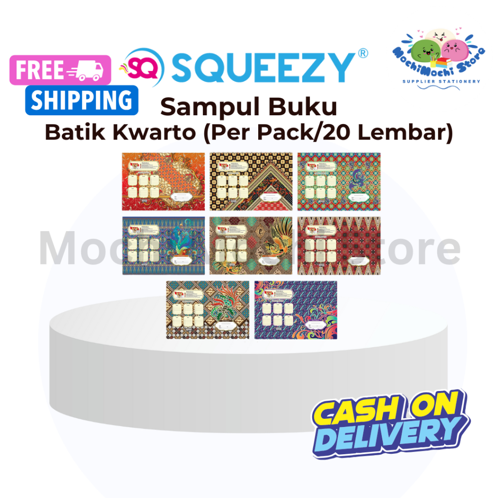 

HARGA GROSIR PER PACK/20 LEMBAR Sampul Buku Batik Kwarto | Sampul Buku Motif Batik SKA-108B | Sampul Buku Batik | Kertas Sampul Buku Batik Stationery