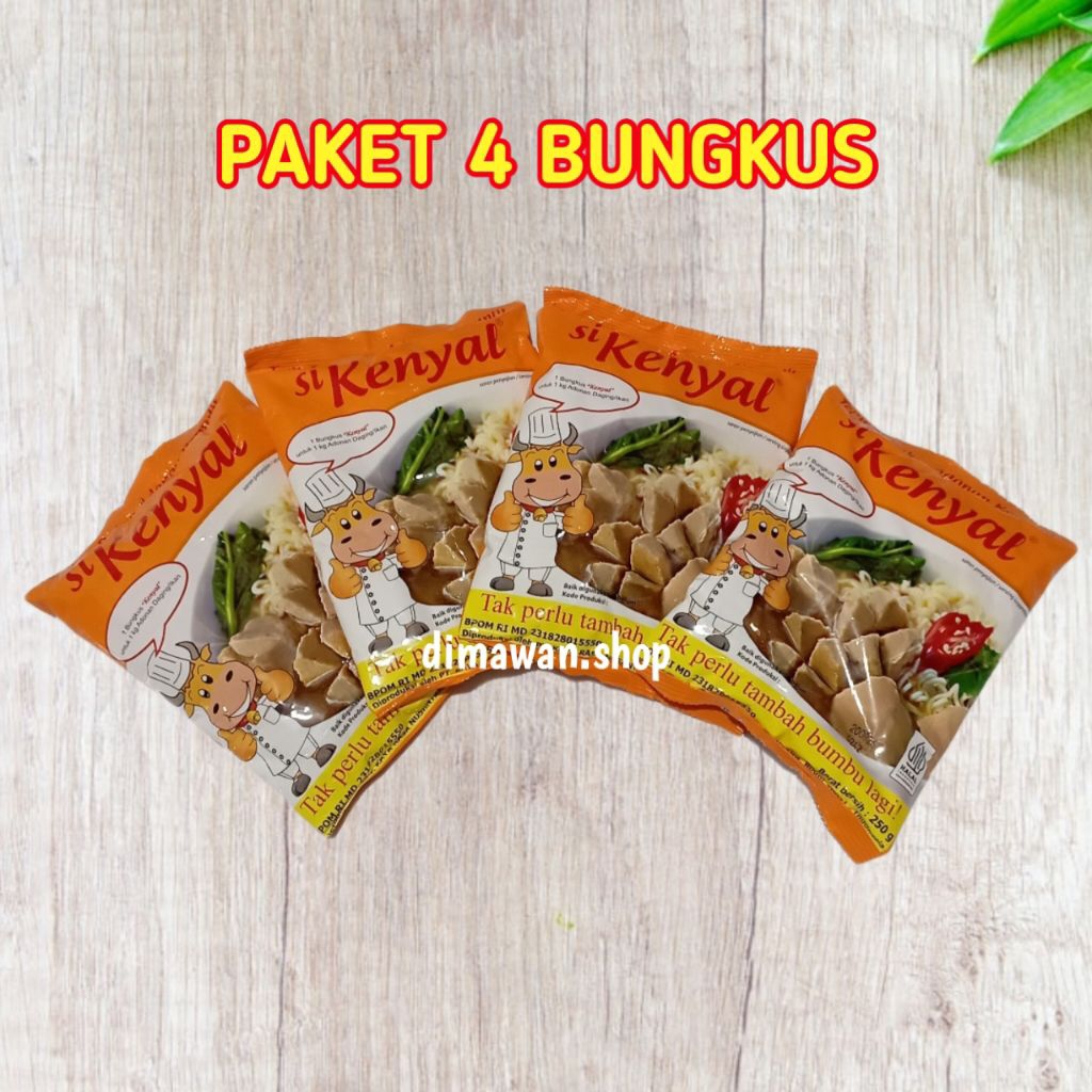 

SiKENYAL tepung bakso adonan komplit 250 gram ( 4pcs )