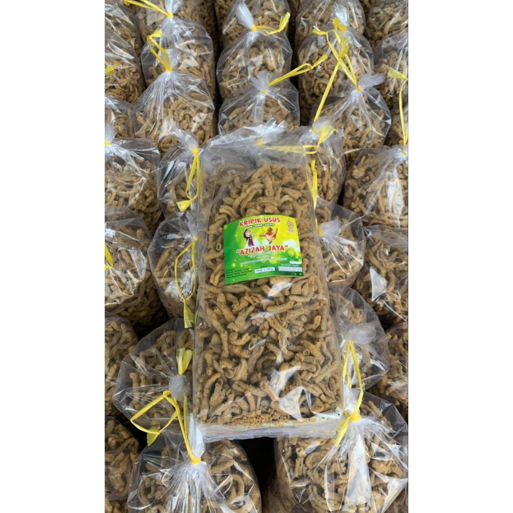 

Keripik usus Azizah rasa original perball isi 2 kg