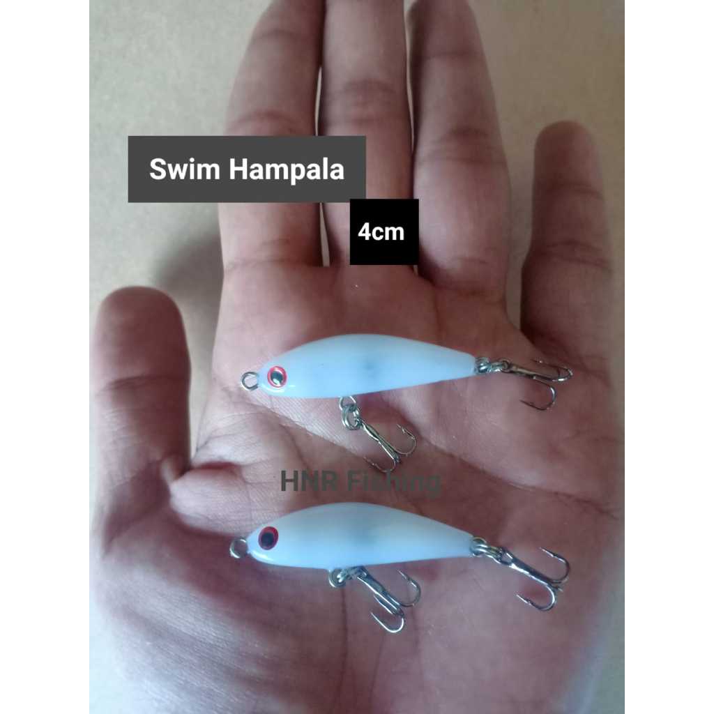 Swim Hampala Glue Stick 4cm / Umpan pancing Hampala / minnow casting / swim bait / Umpan mini