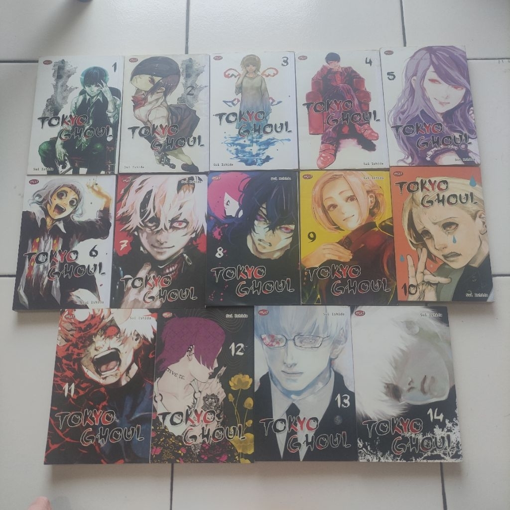komik tokyo ghoul 1-14 end by Sui Ishida