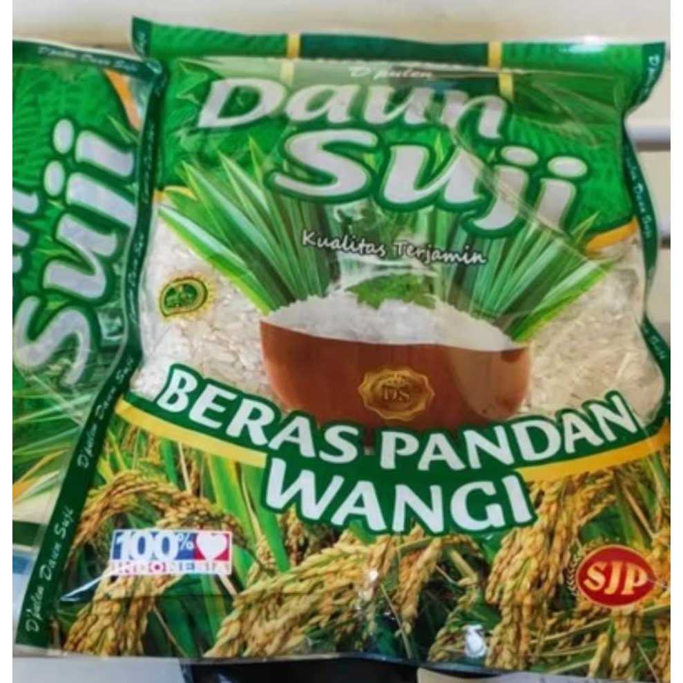 

[ 1 Kilogram ] Beras Cap Daun Suji Kualitas Terjamin Beras Pandan Wangi