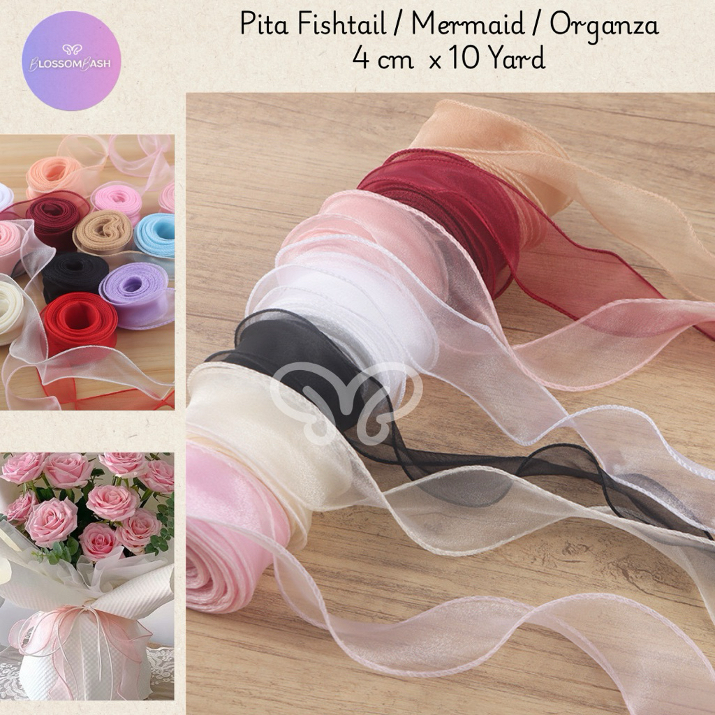 

[ Per Roll ] Pita Fishtail / Organza Ribbon