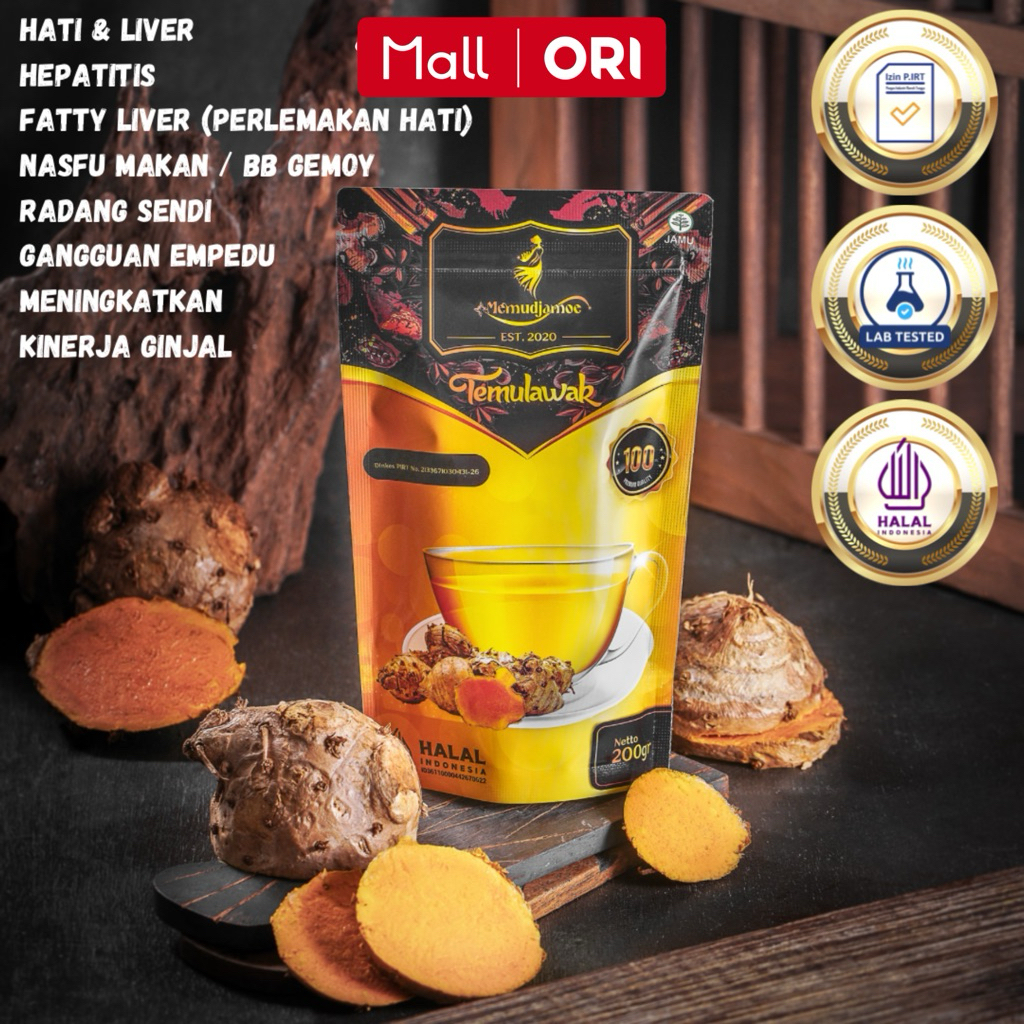 

Temulawak Bubuk untuk Hati (Fatty Hati)/ Liver / Hepatitis / Nafsu Makan / Radang Sendi