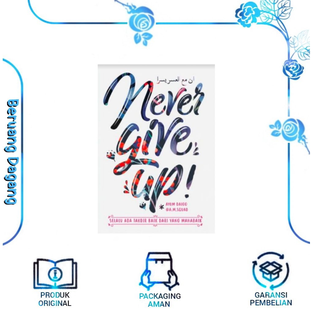 Buku NEVER GIVE UP 